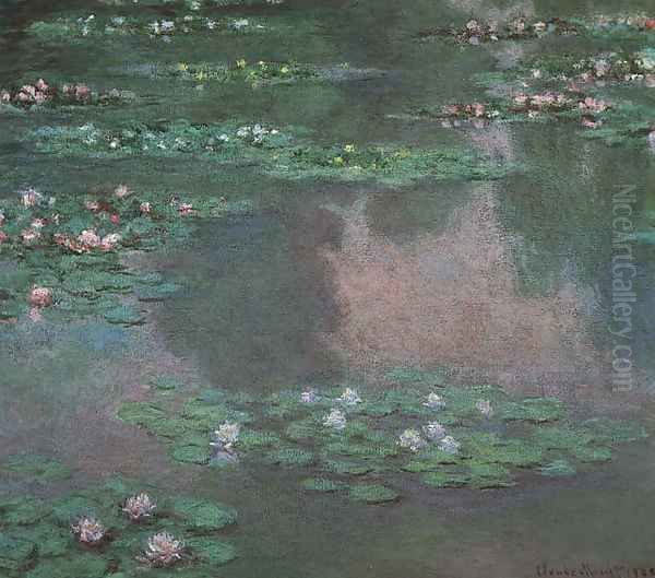 Water Lillies I Oil Painting by Claude Oscar Monet