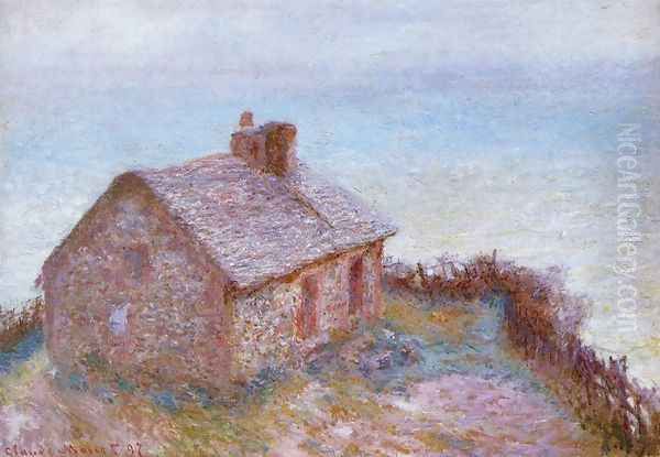 Customs House At Varengaville Oil Painting by Claude Oscar Monet