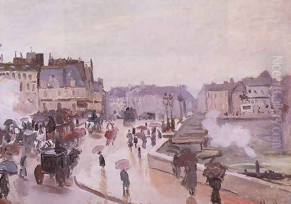 The Pont Neuf Oil Painting by Claude Oscar Monet