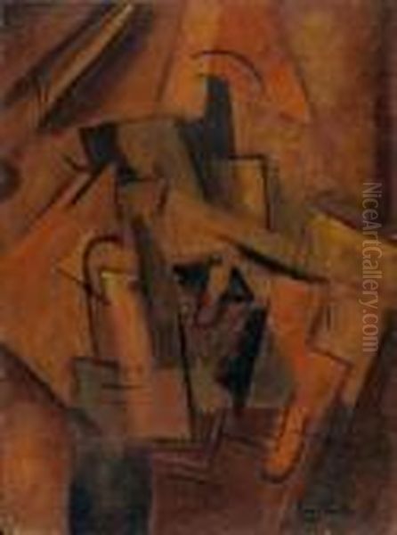 Composition Cubiste by Emil Filla