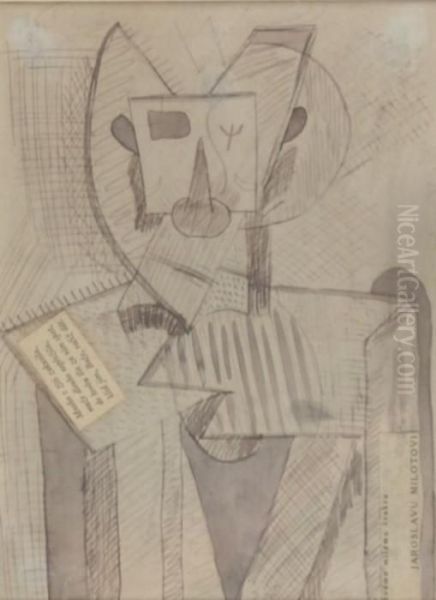 Cubist Figure by Emil Filla