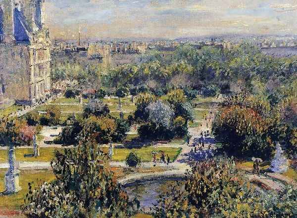 The Tulleries Oil Painting by Claude Oscar Monet