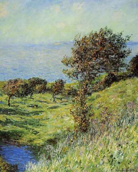 Gust Of Wind Oil Painting by Claude Oscar Monet