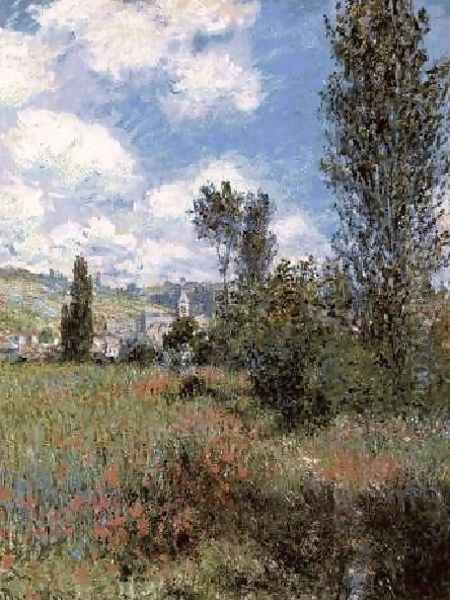 Path In The Ile Saint Martin Vetheuil Aka T Oil Painting by Claude Oscar Monet