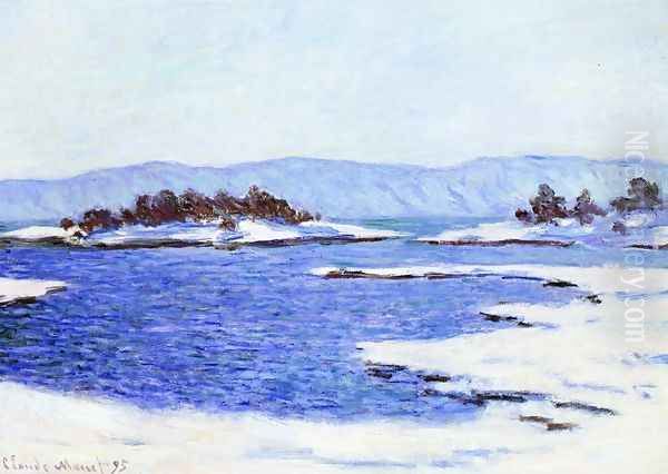 The Banks Of The Fjord At Christiania Oil Painting by Claude Oscar Monet