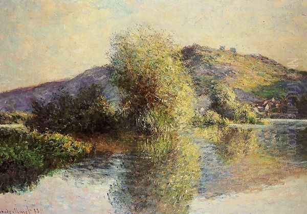 Isleets At Port Villez Oil Painting by Claude Oscar Monet