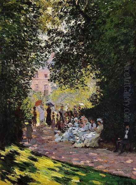 The Parc Monceau Oil Painting by Claude Oscar Monet