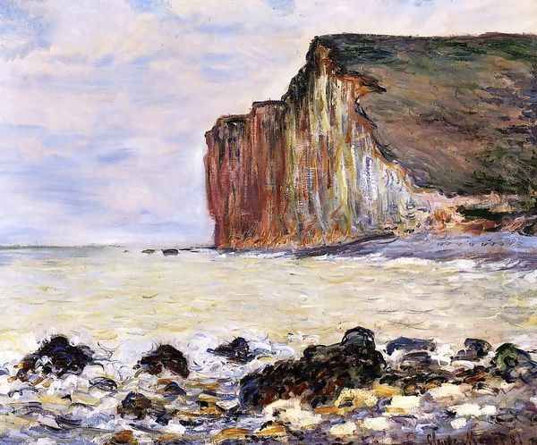 Cliffs Of Les Petites Dalles Oil Painting by Claude Oscar Monet