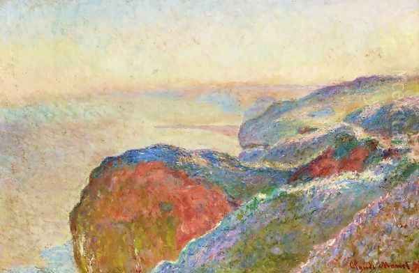 At Val Saint-Nicolas near Dieppe, Morning Oil Painting by Claude Oscar Monet