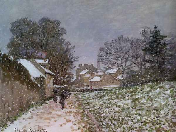 Snow At Argenteuil2 Oil Painting by Claude Oscar Monet