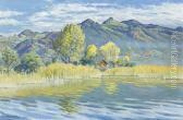 Herbst Am Thunersee Oil Painting by Waldemar Fink