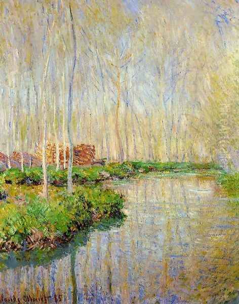 The River Epte Oil Painting by Claude Oscar Monet