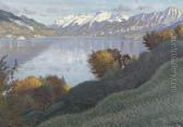 Herbst Am Thunersee by Waldemar Fink