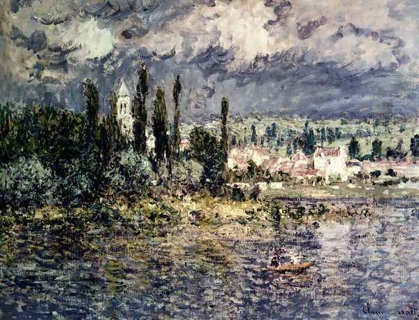 Landscape With Thunderstorm Oil Painting by Claude Oscar Monet