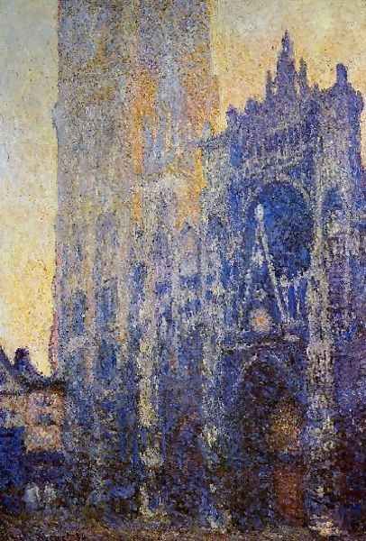 Rouen Cathedral The Portal Morning Effect Oil Painting by Claude Oscar Monet