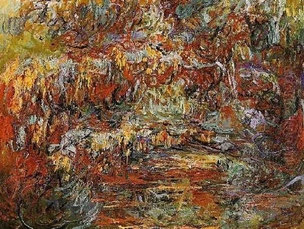 The Japanese Bridge Oil Painting by Claude Oscar Monet