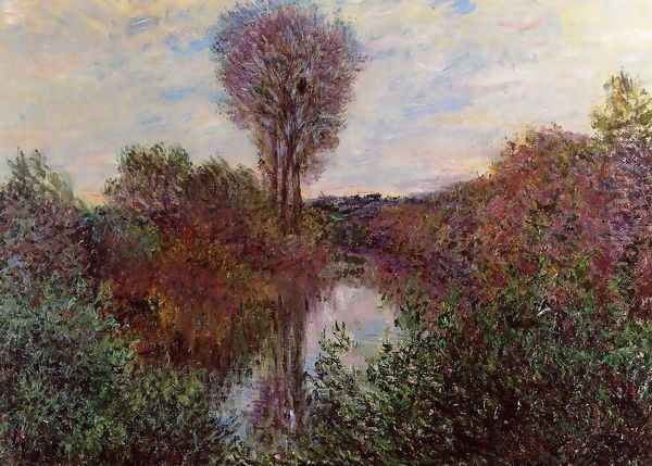 Small Arm Of The Seine At Mosseaux Oil Painting by Claude Oscar Monet