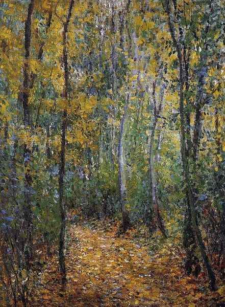 Wood Lane Oil Painting by Claude Oscar Monet