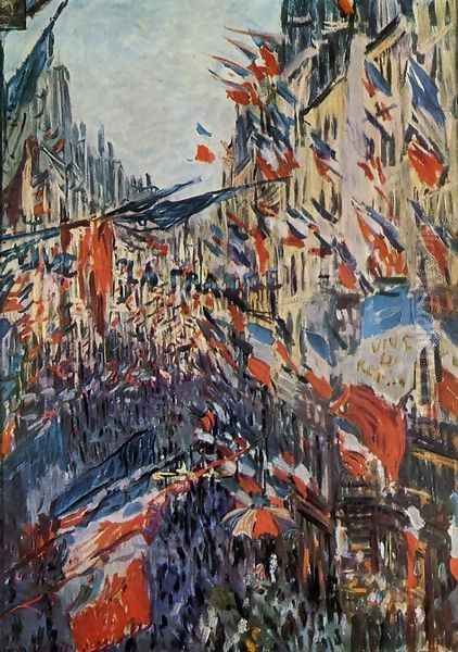 The Rue Saint Denis 30th Of June 18782 Oil Painting by Claude Oscar Monet