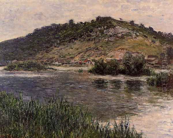 Landscape At Port Villez Oil Painting by Claude Oscar Monet