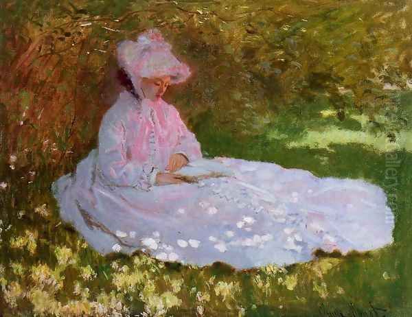 The Reader Oil Painting by Claude Oscar Monet