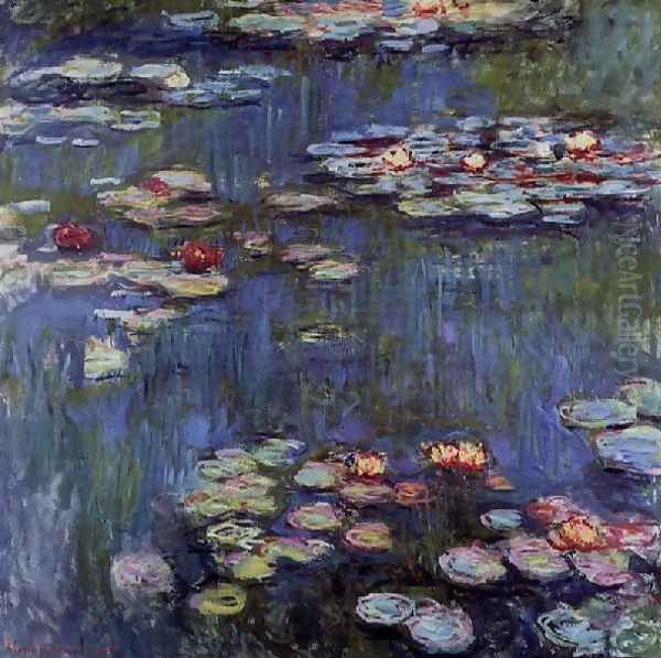 Water Lilies27 Oil Painting by Claude Oscar Monet