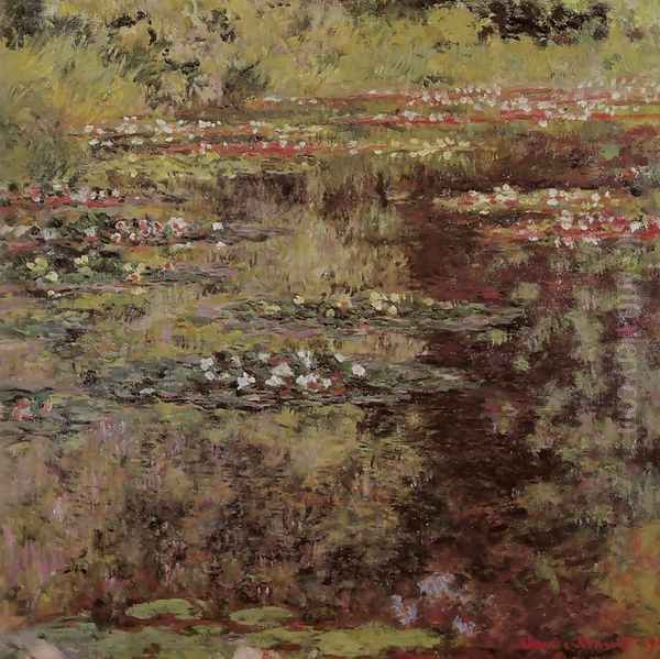 Water Garden at Giverny Oil Painting by Claude Oscar Monet