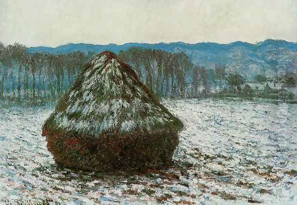 Grainstack Oil Painting by Claude Oscar Monet