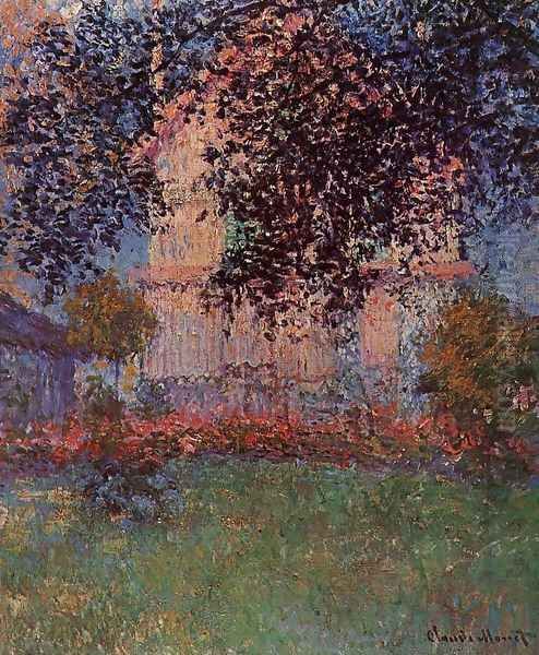 Monets House In Argenteuil Oil Painting by Claude Oscar Monet