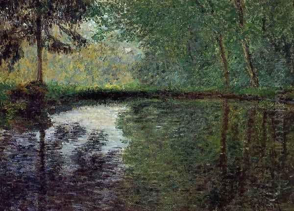 The Pond At Montgeron2 Oil Painting by Claude Oscar Monet