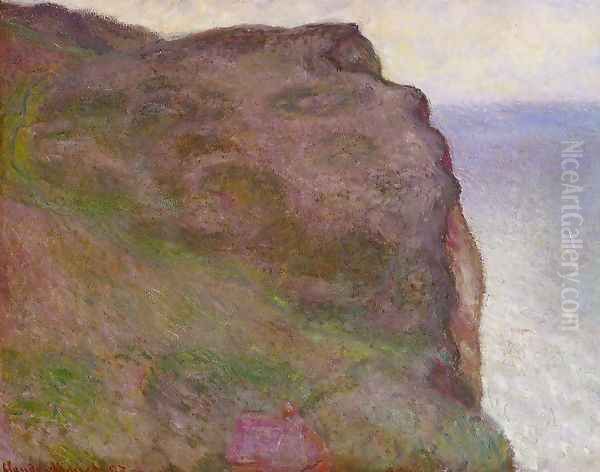 Cliff At Petit Ailly At Varengeville Oil Painting by Claude Oscar Monet