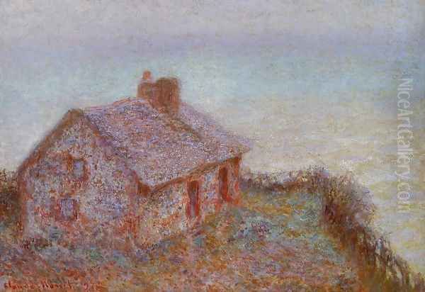 Customs House at Varengeville Oil Painting by Claude Oscar Monet