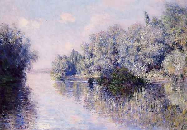 The Seine Near Giverny Oil Painting by Claude Oscar Monet