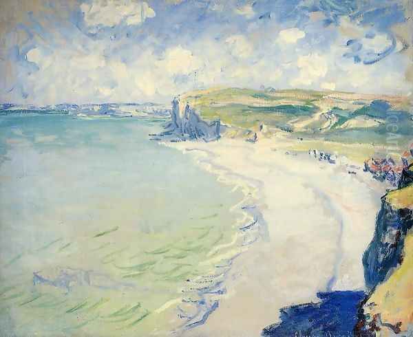 The Beach At Pourville Oil Painting by Claude Oscar Monet