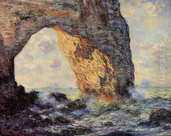 The Manneport Etretat Oil Painting by Claude Oscar Monet