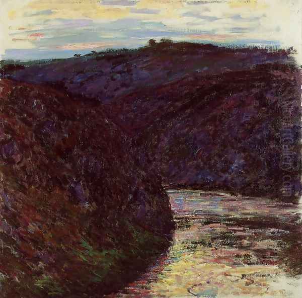 Gorge Of The Creuse Oil Painting by Claude Oscar Monet