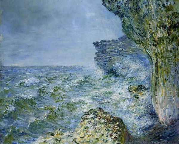 The Sea At Fecamp Oil Painting by Claude Oscar Monet