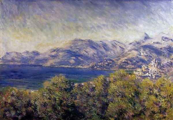 View Of Ventimiglia Oil Painting by Claude Oscar Monet