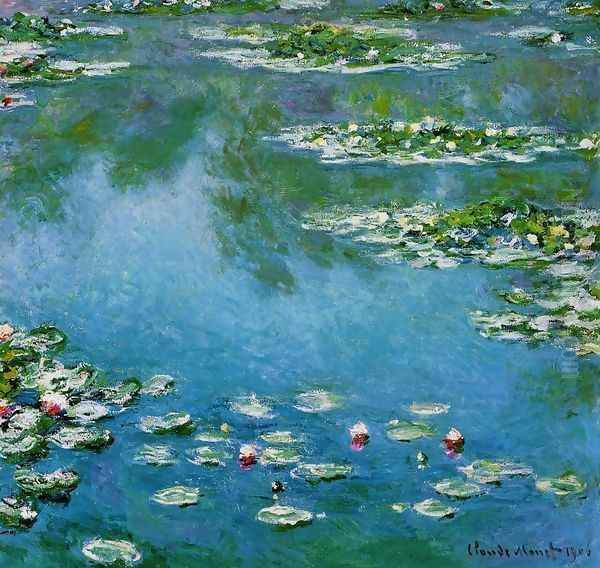 Water-Lilies XV Oil Painting by Claude Oscar Monet