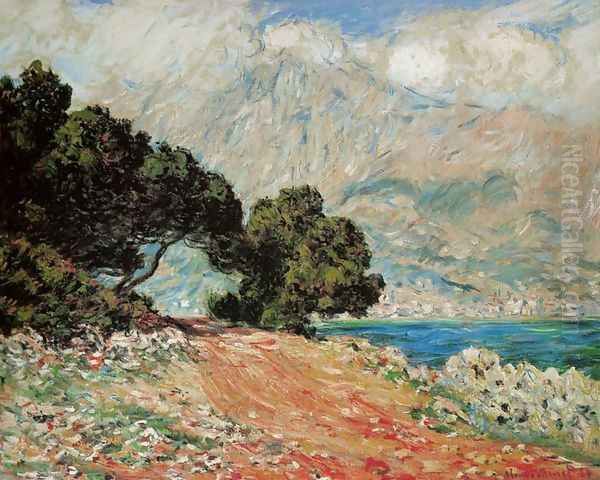 Cap Martin, near Boston Oil Painting by Claude Oscar Monet