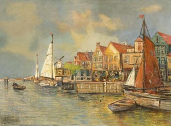 Holland Kikoto Oil Painting by Georg Fischof