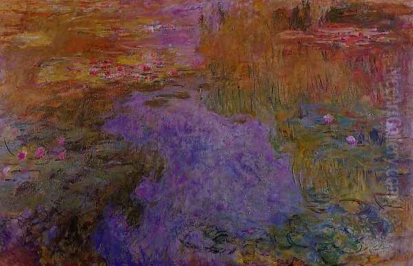 The Water Lily Pond2 Oil Painting by Claude Oscar Monet