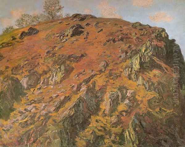 Rock (Le bloc, Creuse) Oil Painting by Claude Oscar Monet