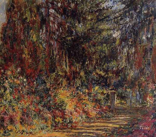 The Path At Giverny Oil Painting by Claude Oscar Monet