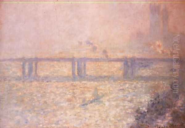 Charing Cross Bridge, London Oil Painting by Claude Oscar Monet