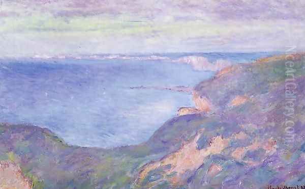 The Cliff Near Dieppe Oil Painting by Claude Oscar Monet