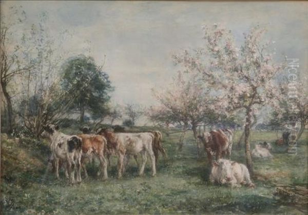 Spring Oil Painting by William Mark Fisher