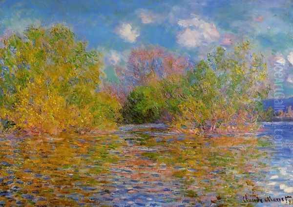 The Seine Near Giverny3 Oil Painting by Claude Oscar Monet