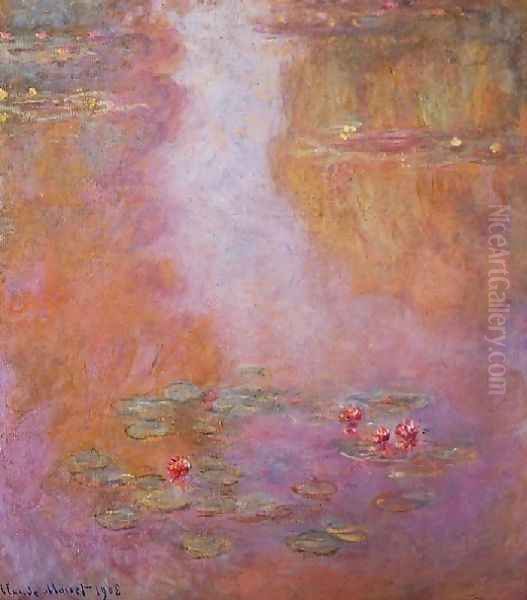 Water Lilies10 Oil Painting by Claude Oscar Monet