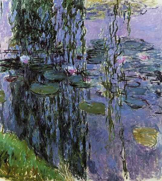 Water Lilies12 Oil Painting by Claude Oscar Monet